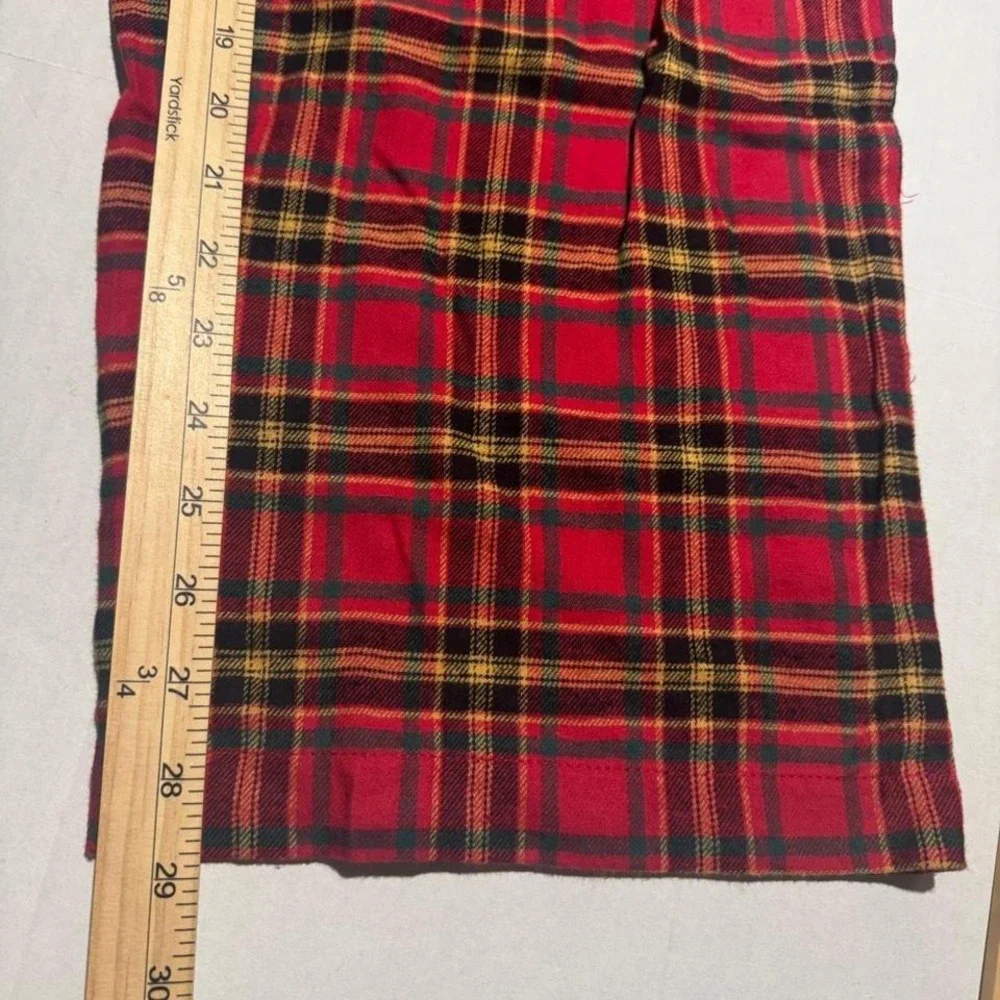 St John's Bay Red Flannel LS & Pants Pajama Set, Men's XL, Gift, Christmas #1130